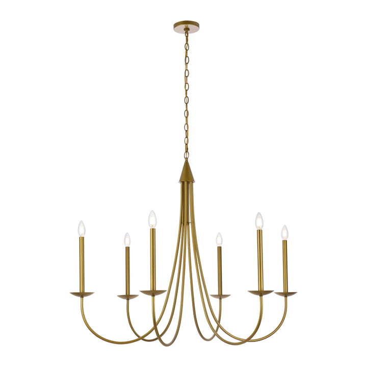 Cohen Pendant in Brass by Living District