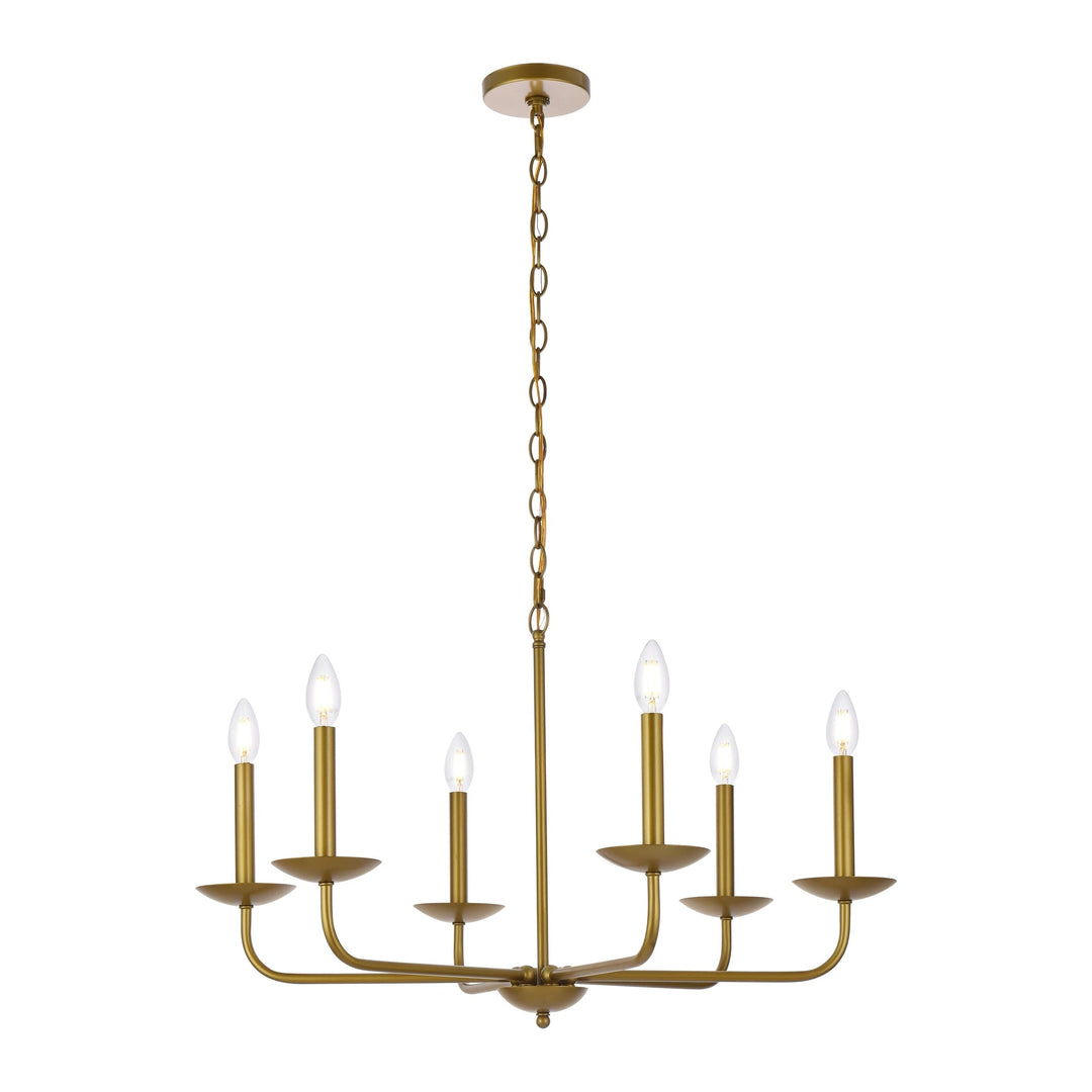 Cohen Pendant in Brass by Living District