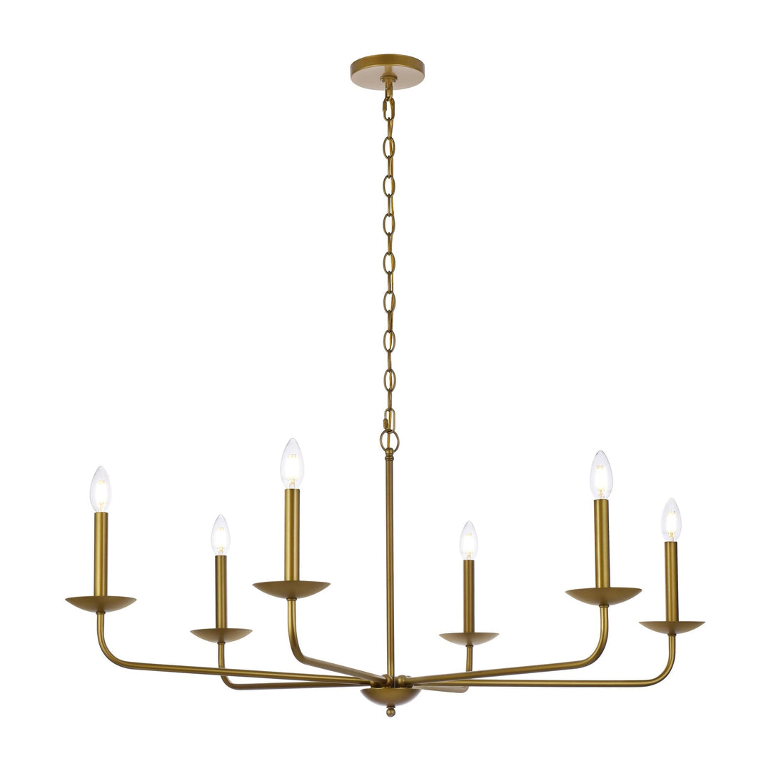 Cohen Pendant in Brass by Living District