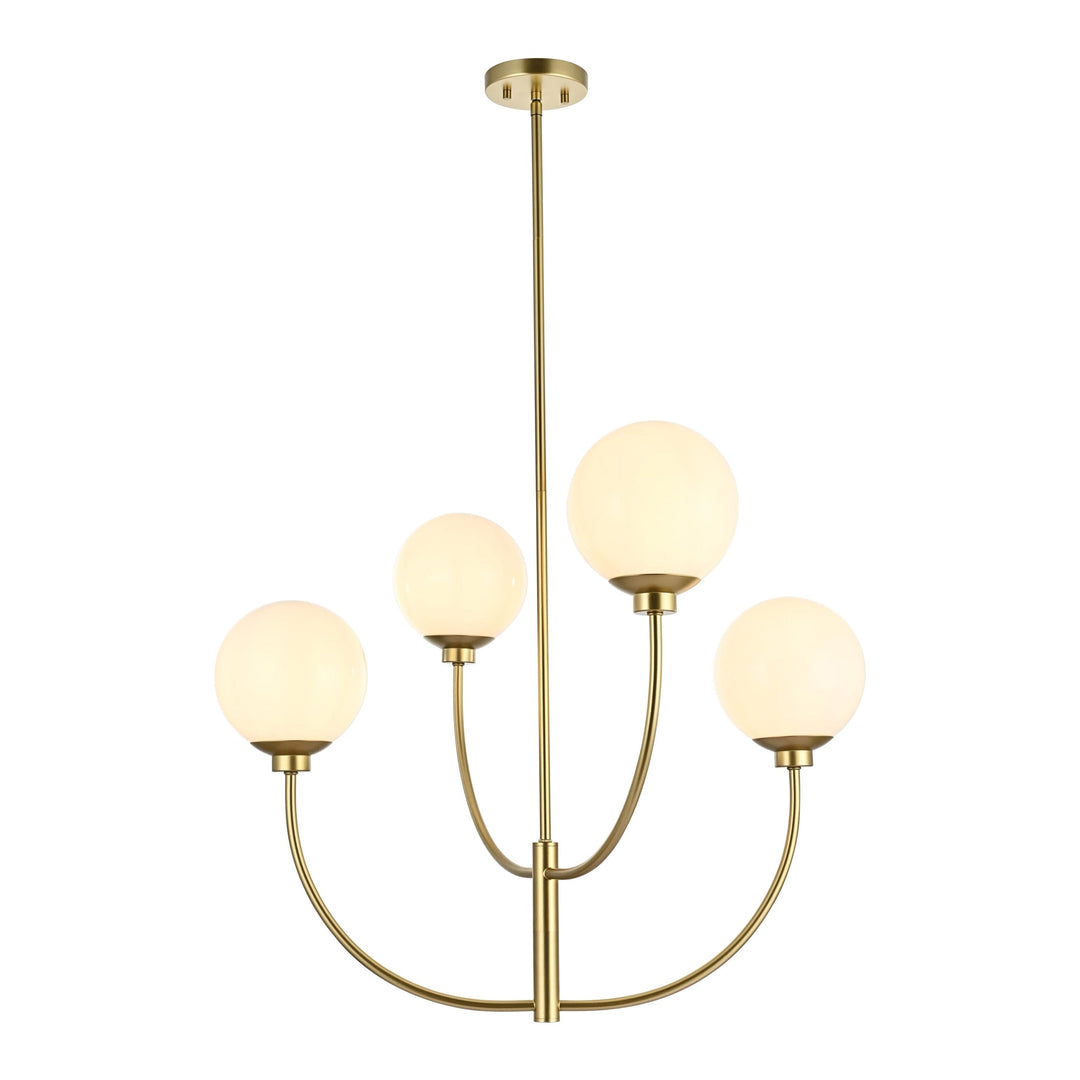 Nyomi Chandelier in Brass by Living District