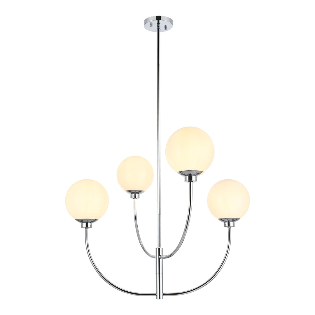 Nyomi Chandelier in Chrome by Living District