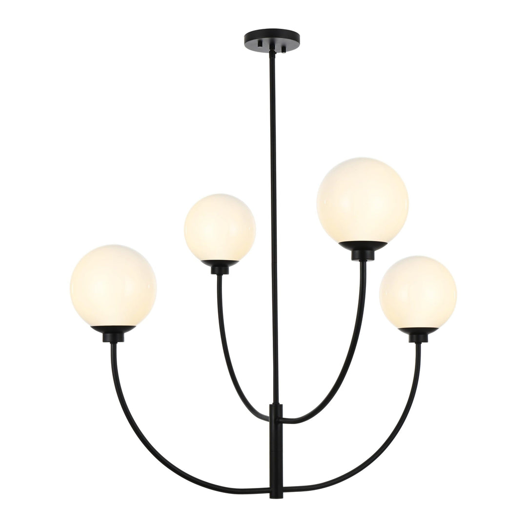 Nyomi Chandelier in Black by Living District
