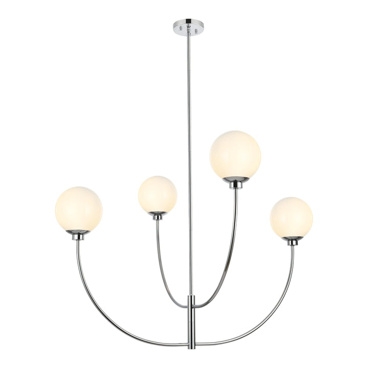 Nyomi Chandelier in Chrome by Living District