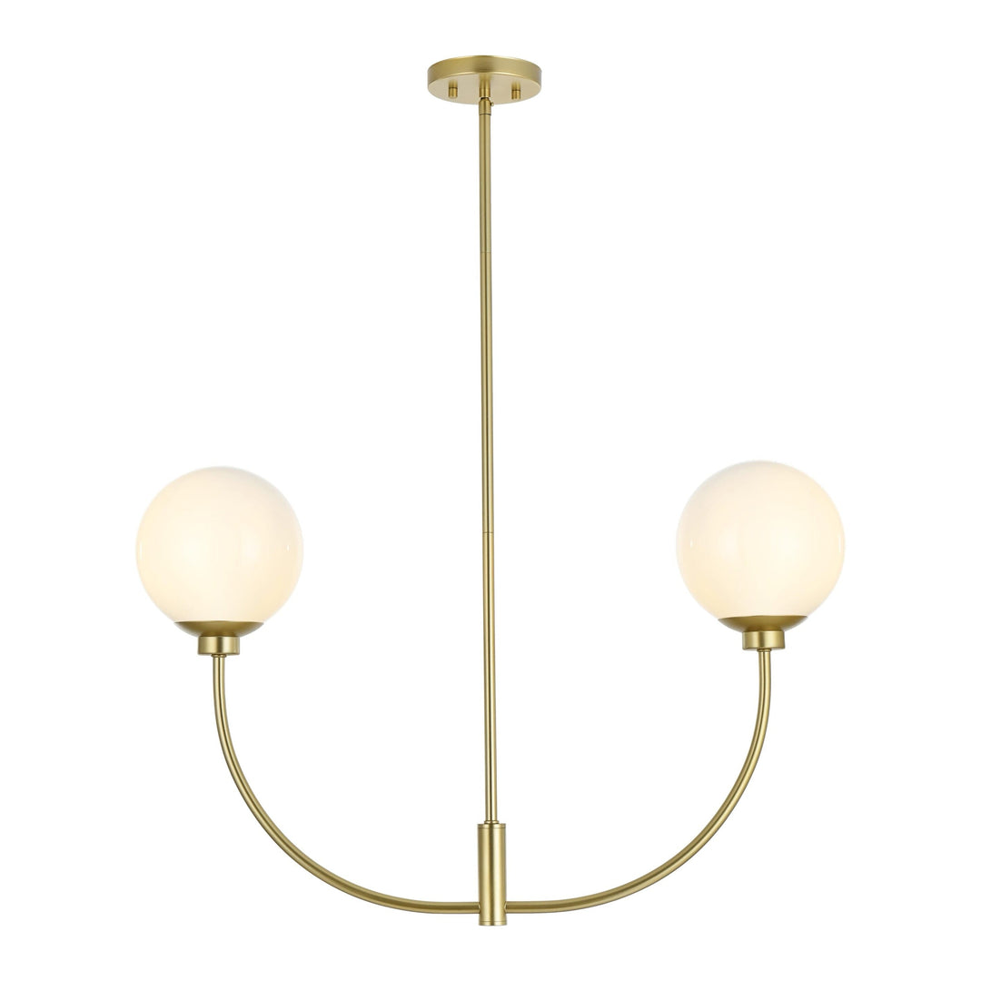 Nyomi Chandelier in Brass by Living District