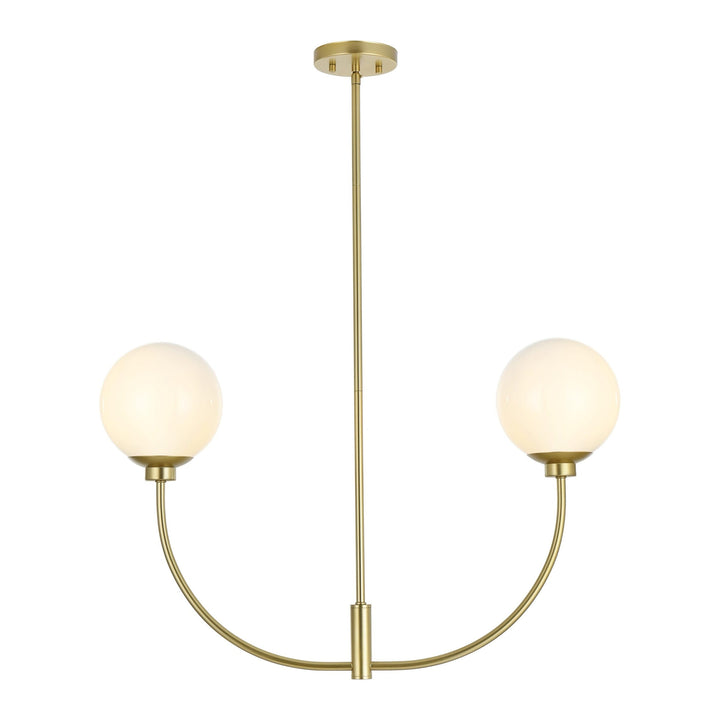 Nyomi Chandelier in Brass by Living District