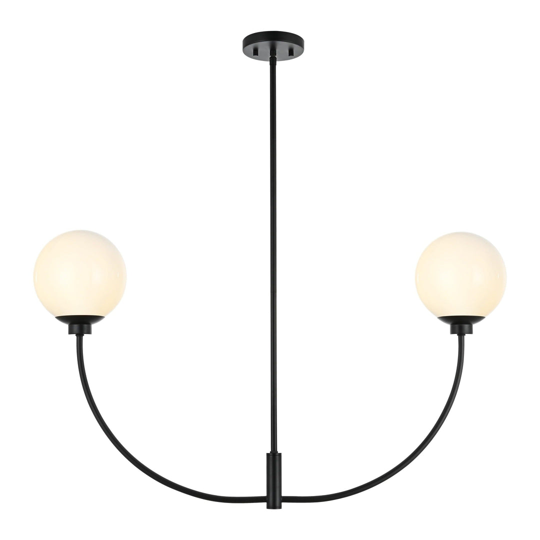 Nyomi Chandelier in Black by Living District