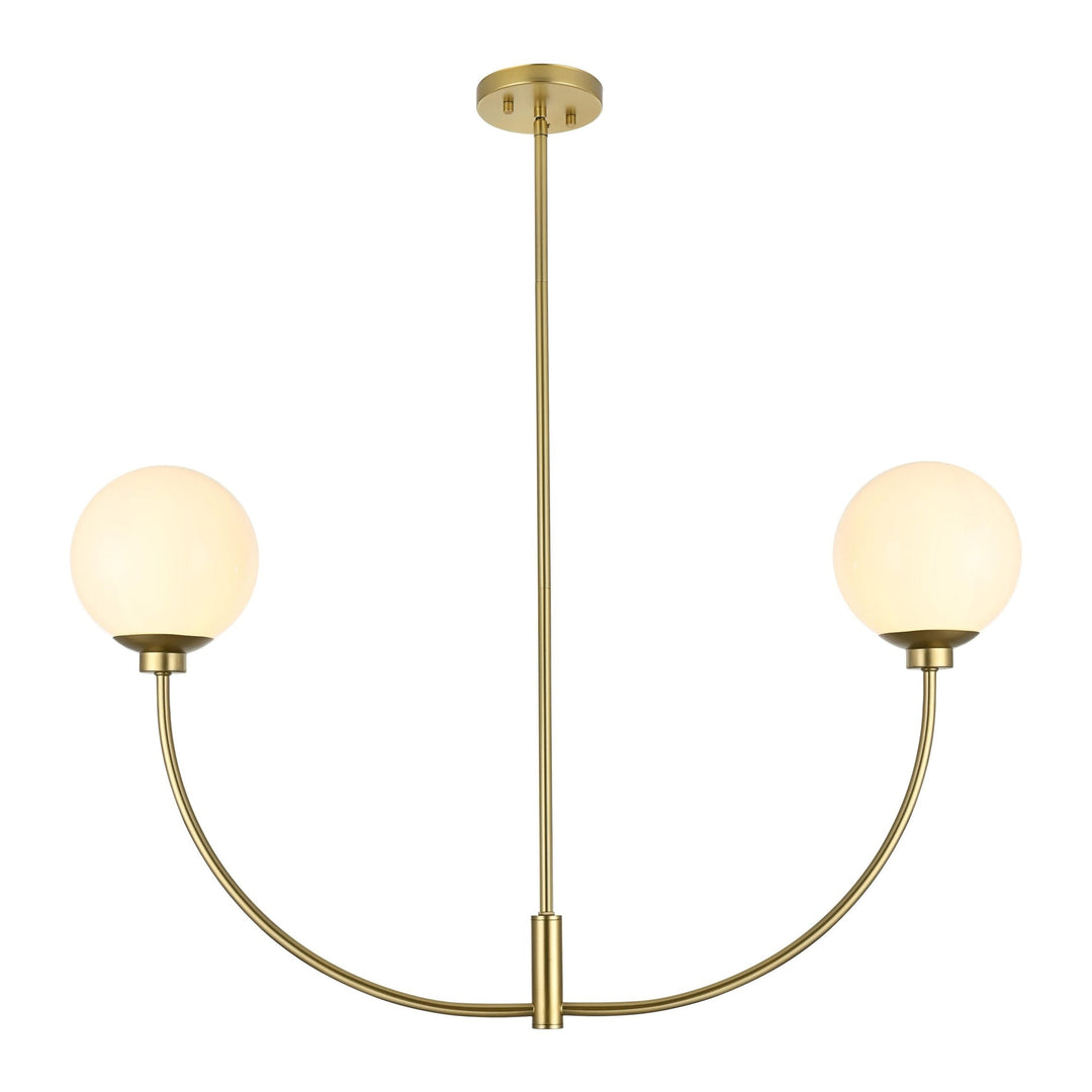 Nyomi Chandelier in Brass by Living District