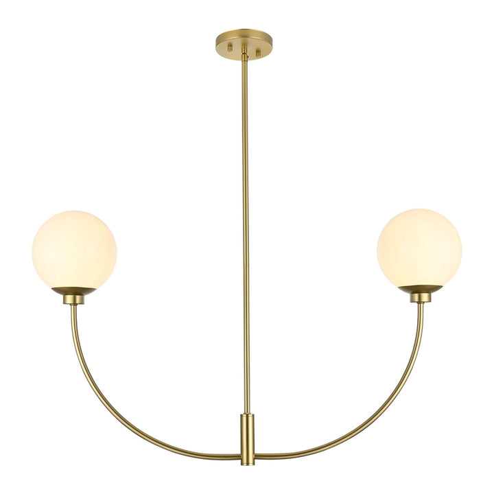 Nyomi Chandelier in Brass by Living District