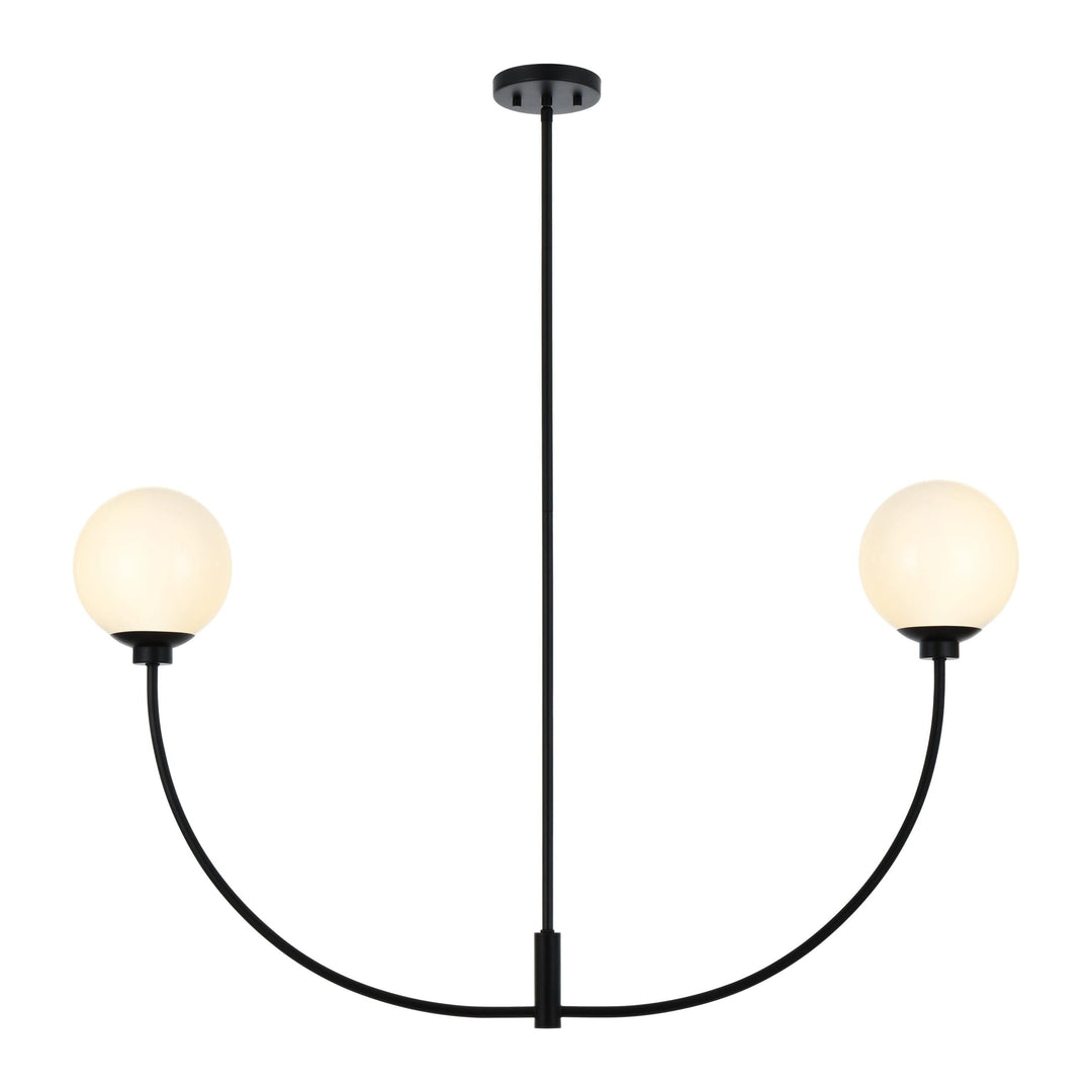 Nyomi Chandelier in Black by Living District