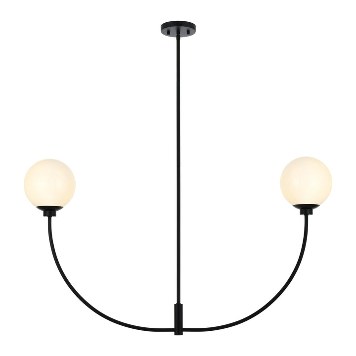 Nyomi Chandelier in Black by Living District