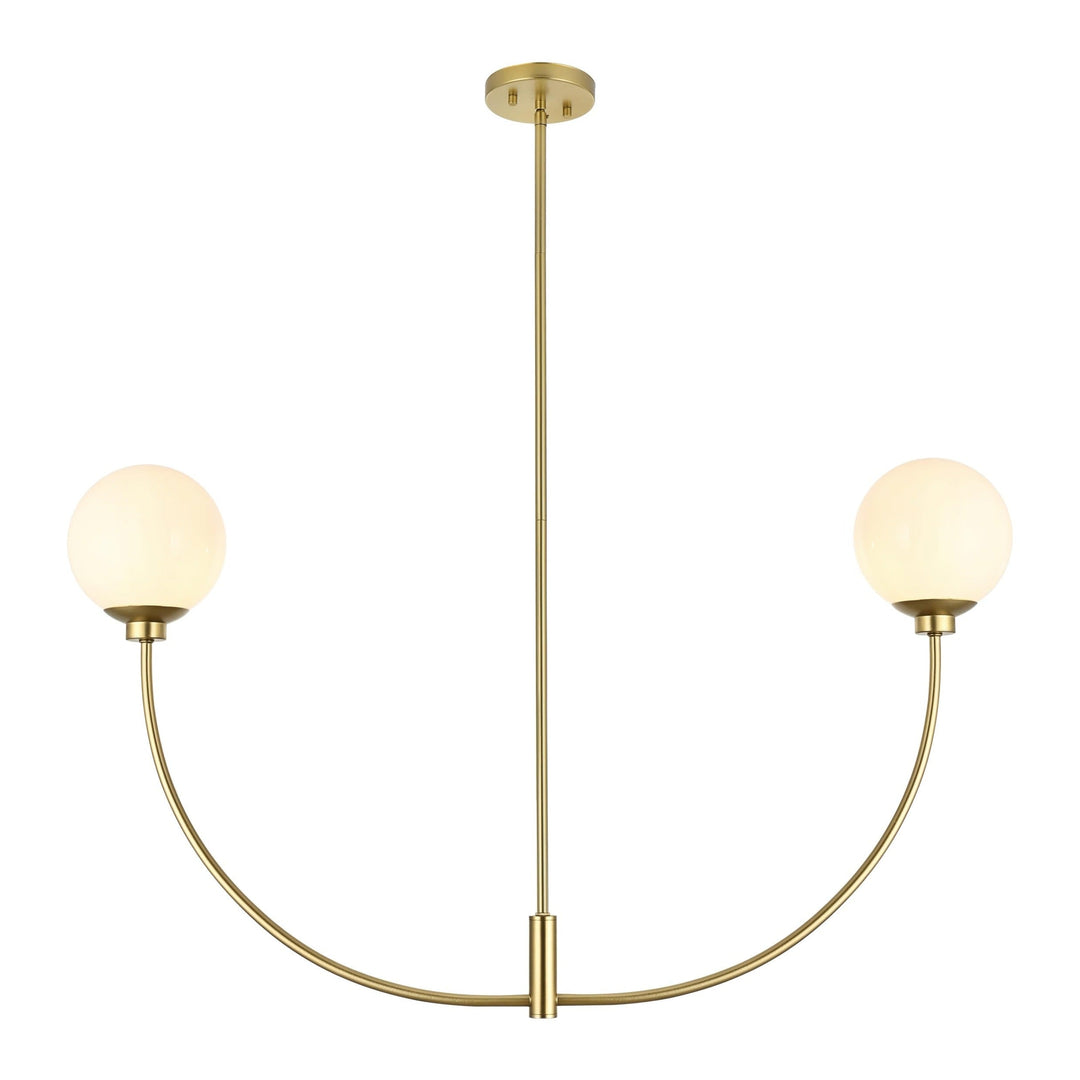 Nyomi Chandelier in Brass by Living District