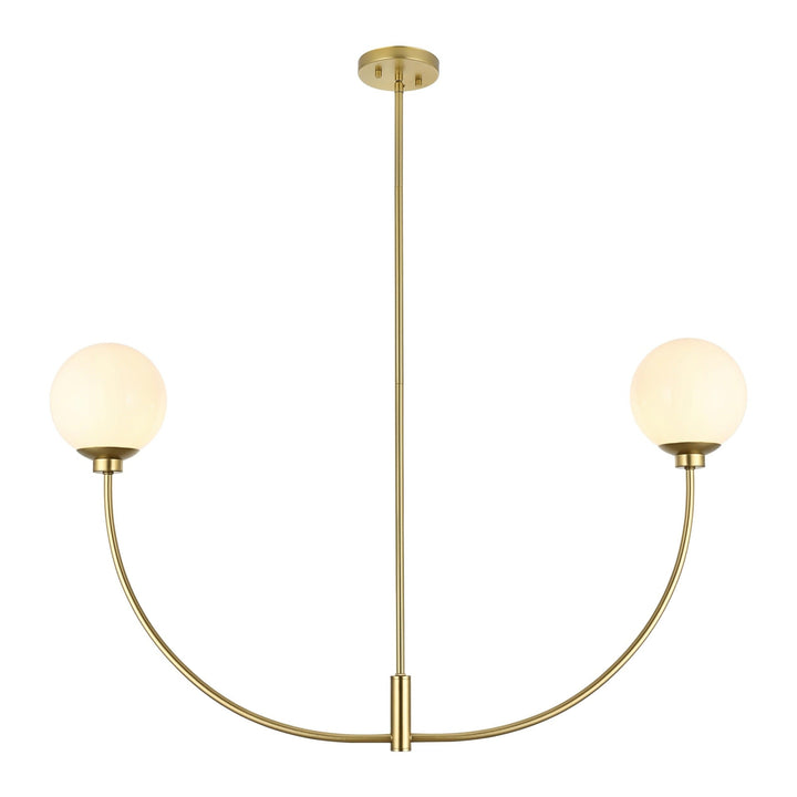 Nyomi Chandelier in Brass by Living District