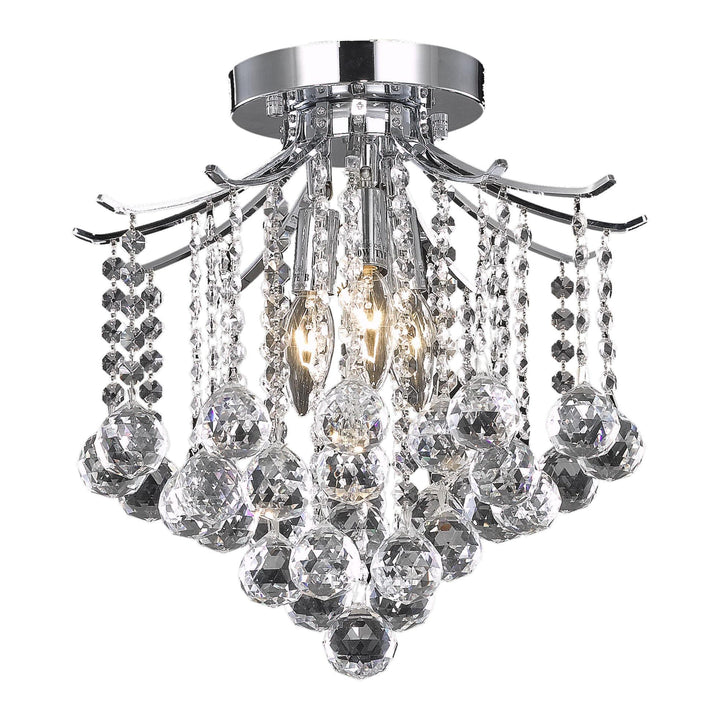 Toureg Flush Mount in Chrome by Living District