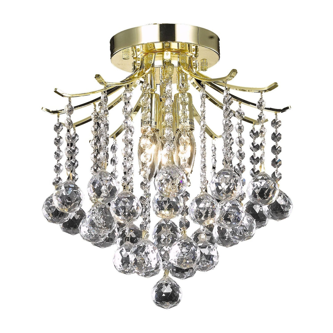 Toureg Flush Mount in Gold by Living District