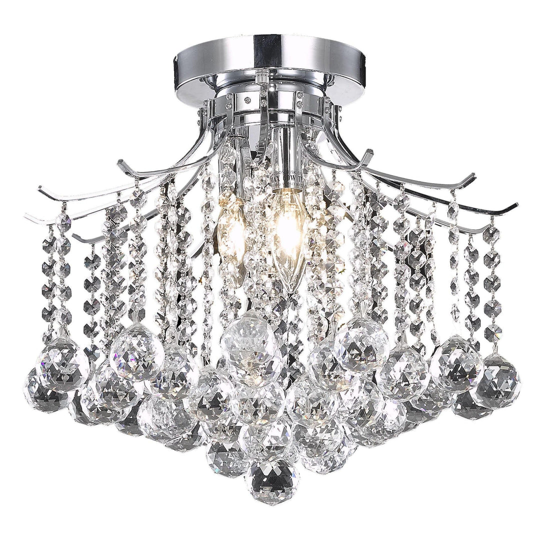 Toureg Flush Mount in Chrome by Living District