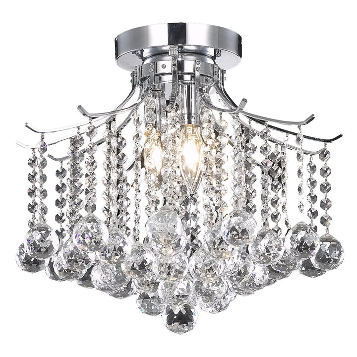 Toureg Flush Mount in Chrome by Living District