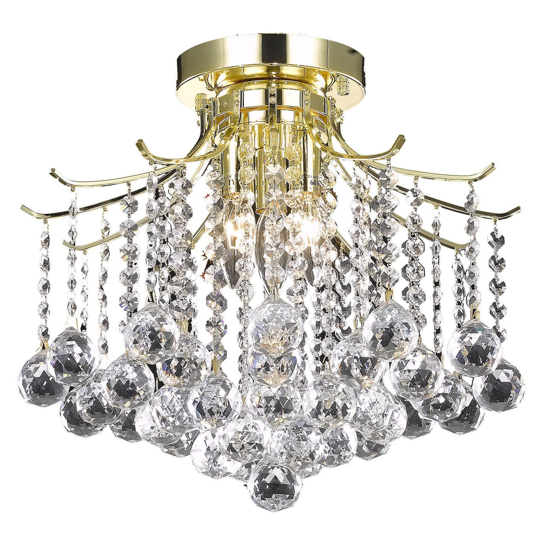 Toureg Flush Mount in Gold by Living District
