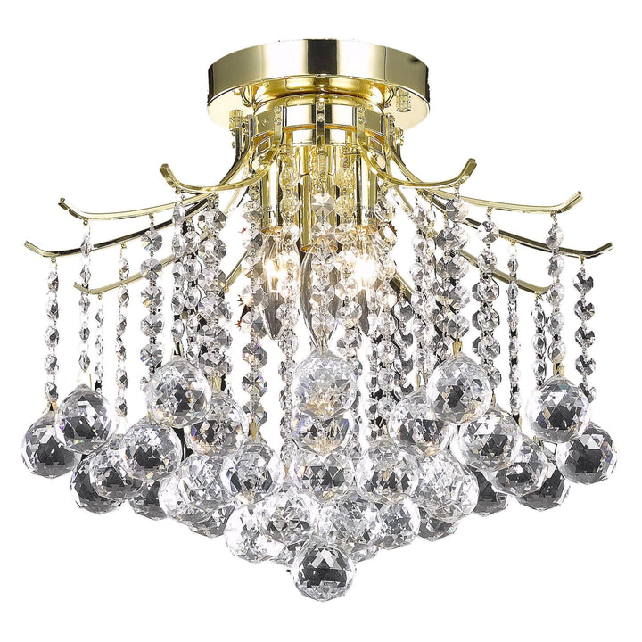 Toureg Flush Mount in Gold by Living District