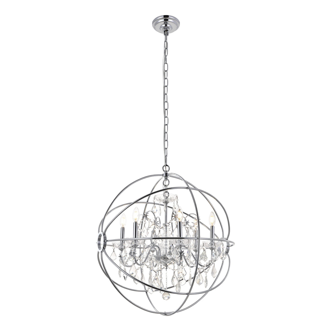 Cordelia Pendant in Chrome by Living District