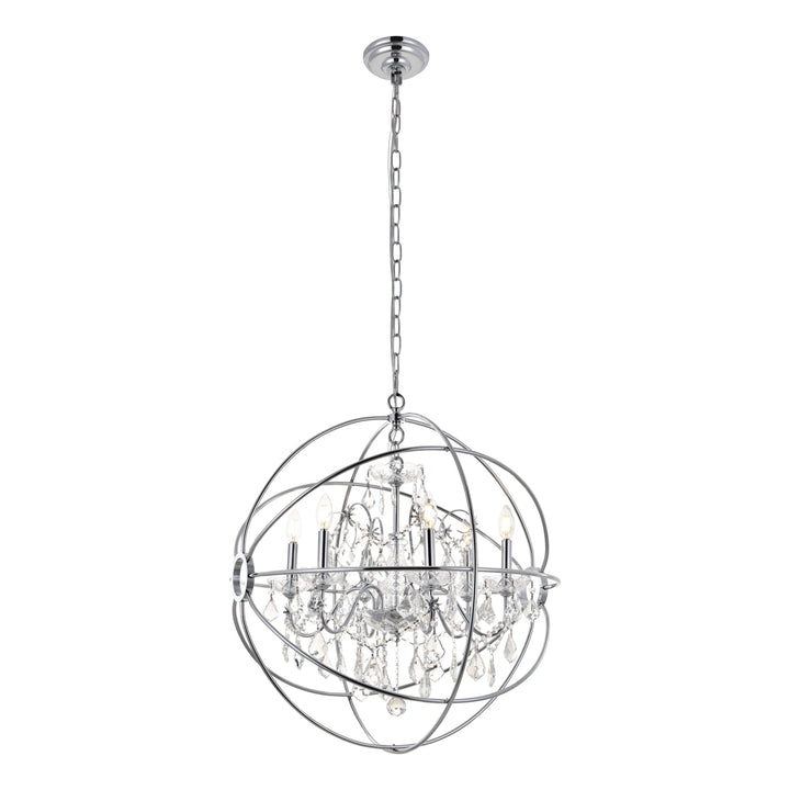Cordelia Pendant in Chrome by Living District