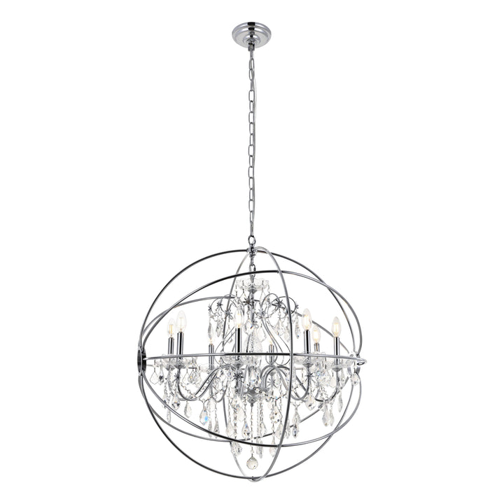 Cordelia Pendant in Chrome by Living District