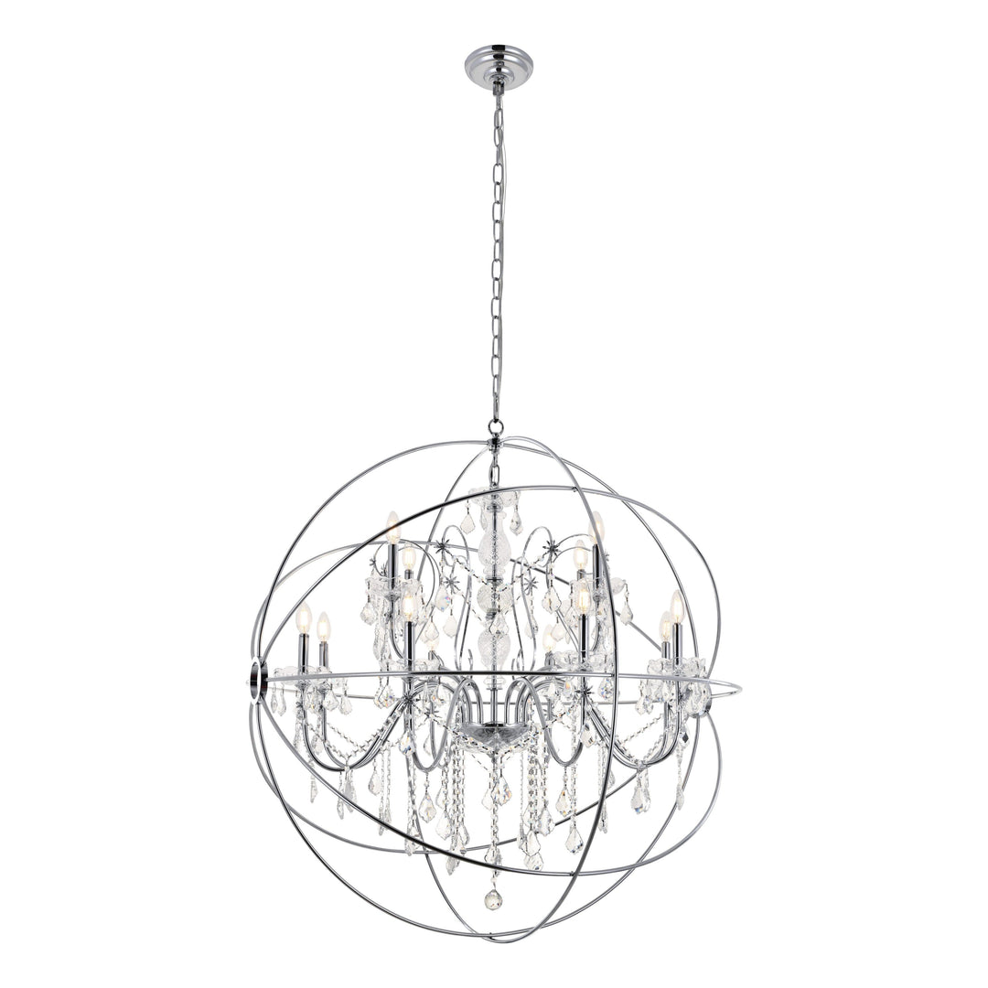 Cordelia Pendant in Chrome by Living District