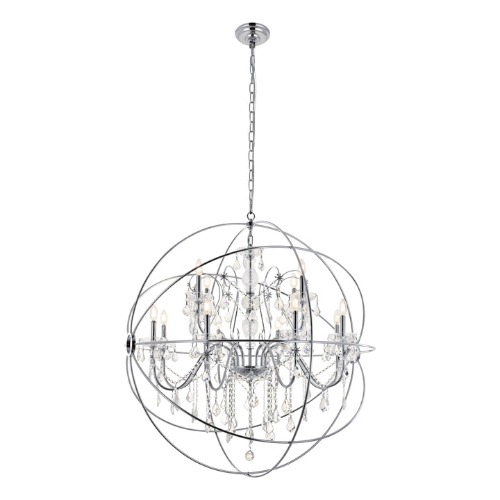 Cordelia Pendant in Chrome by Living District