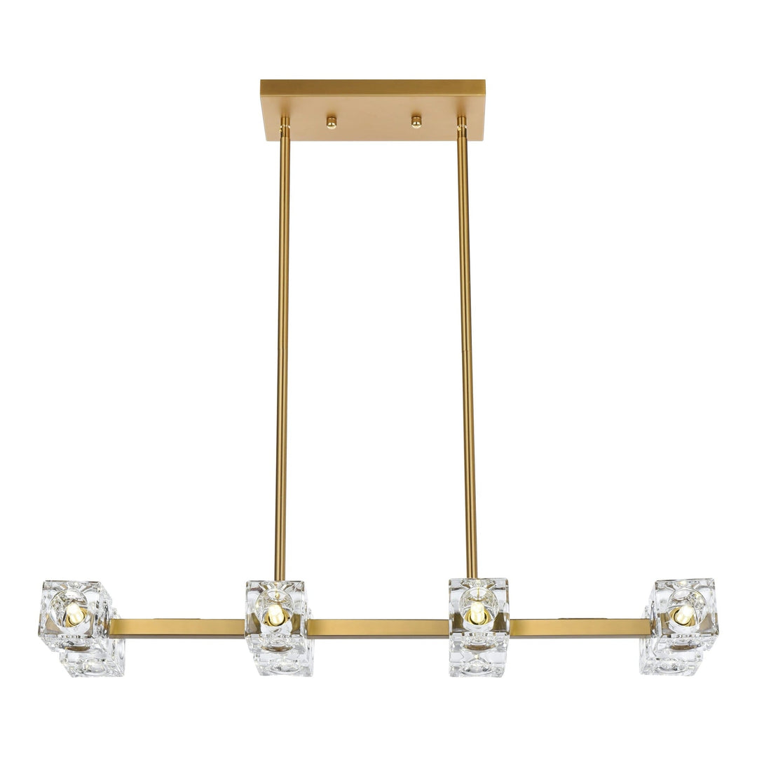 Lyra Pendant in Satin Gold by Living District