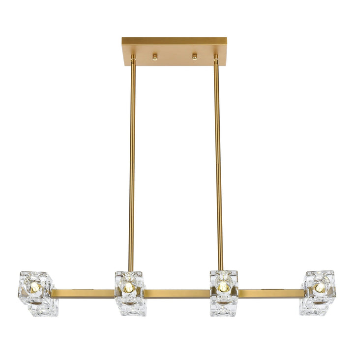 Lyra Pendant in Satin Gold by Living District