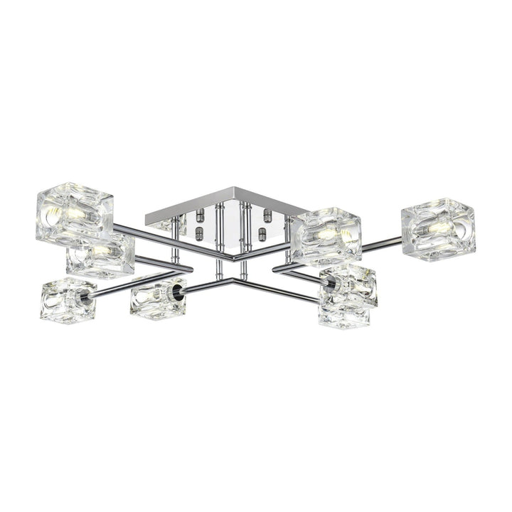 Lyra Flush Mount in Chrome by Living District