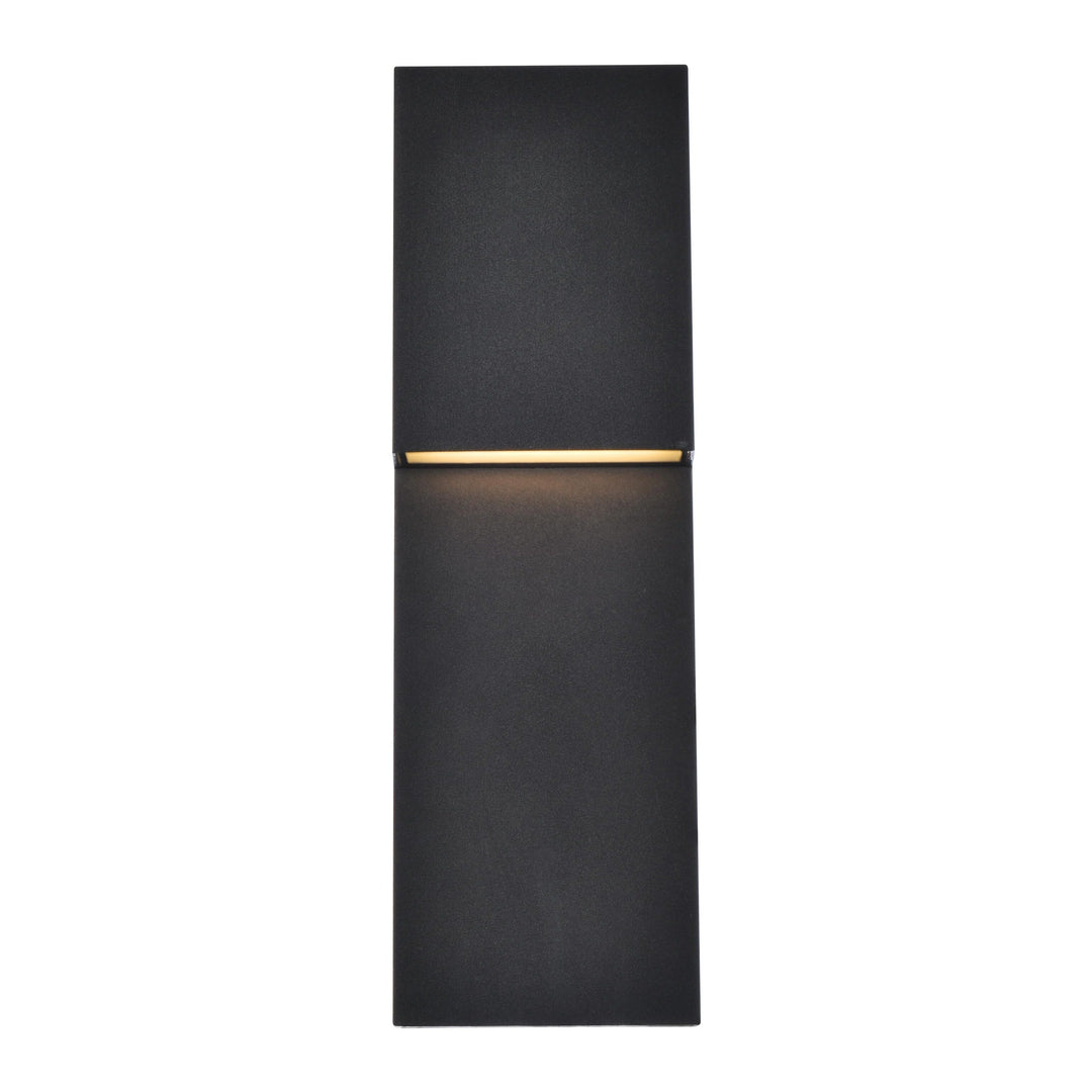 Raine Outdoor Wall Light in Black by Living District