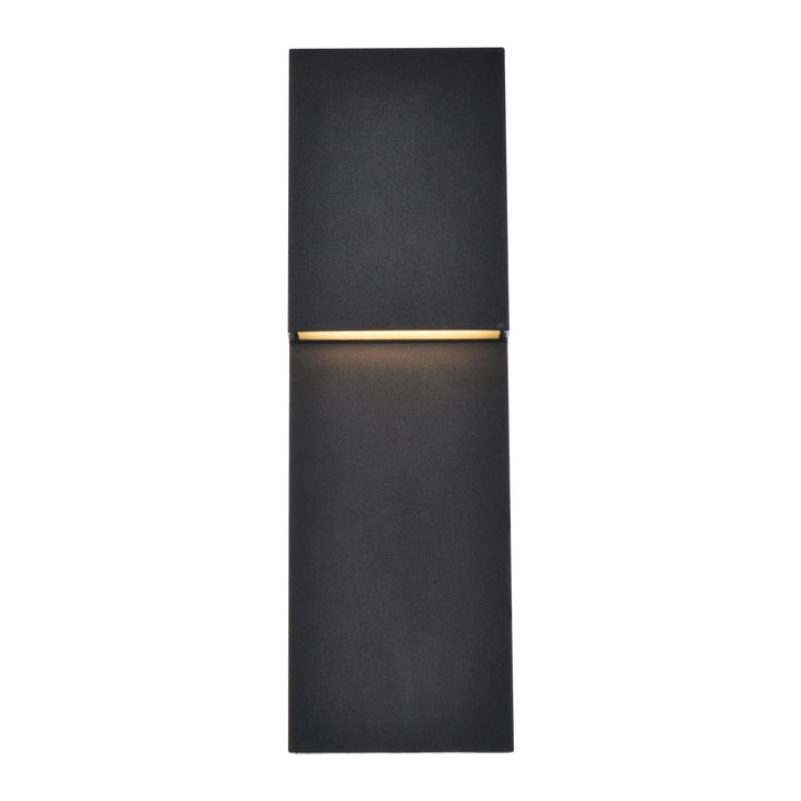Raine Outdoor Wall Light in Black by Living District