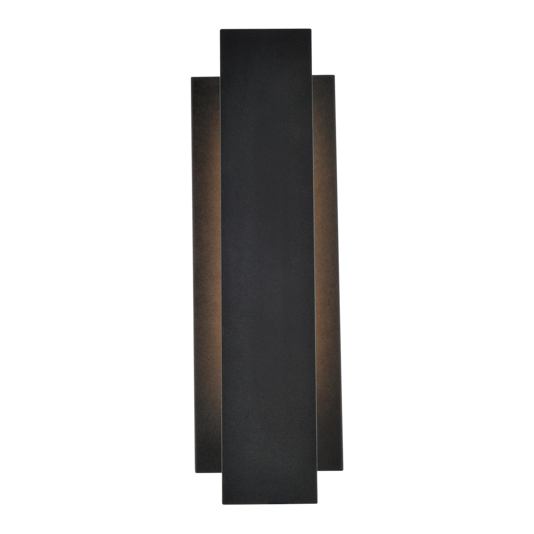Raine Outdoor Wall Light in Black by Living District