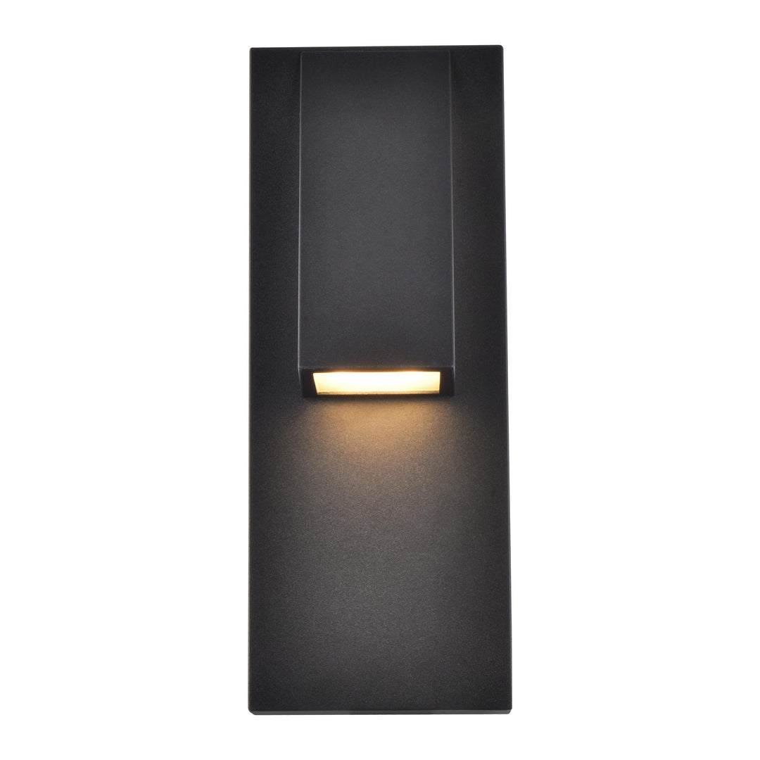 Raine Outdoor Wall Light in Black by Living District