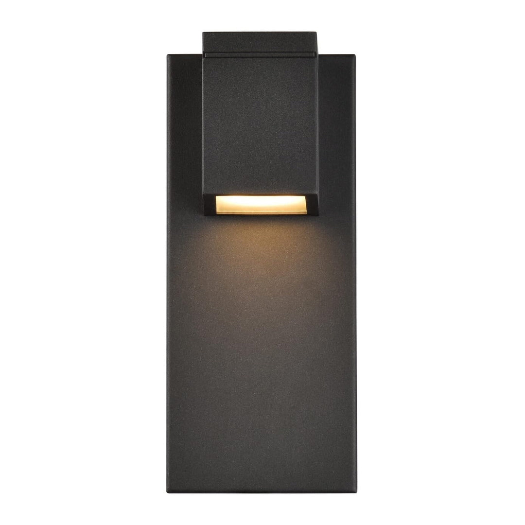 Raine Outdoor Wall Light in Black by Living District