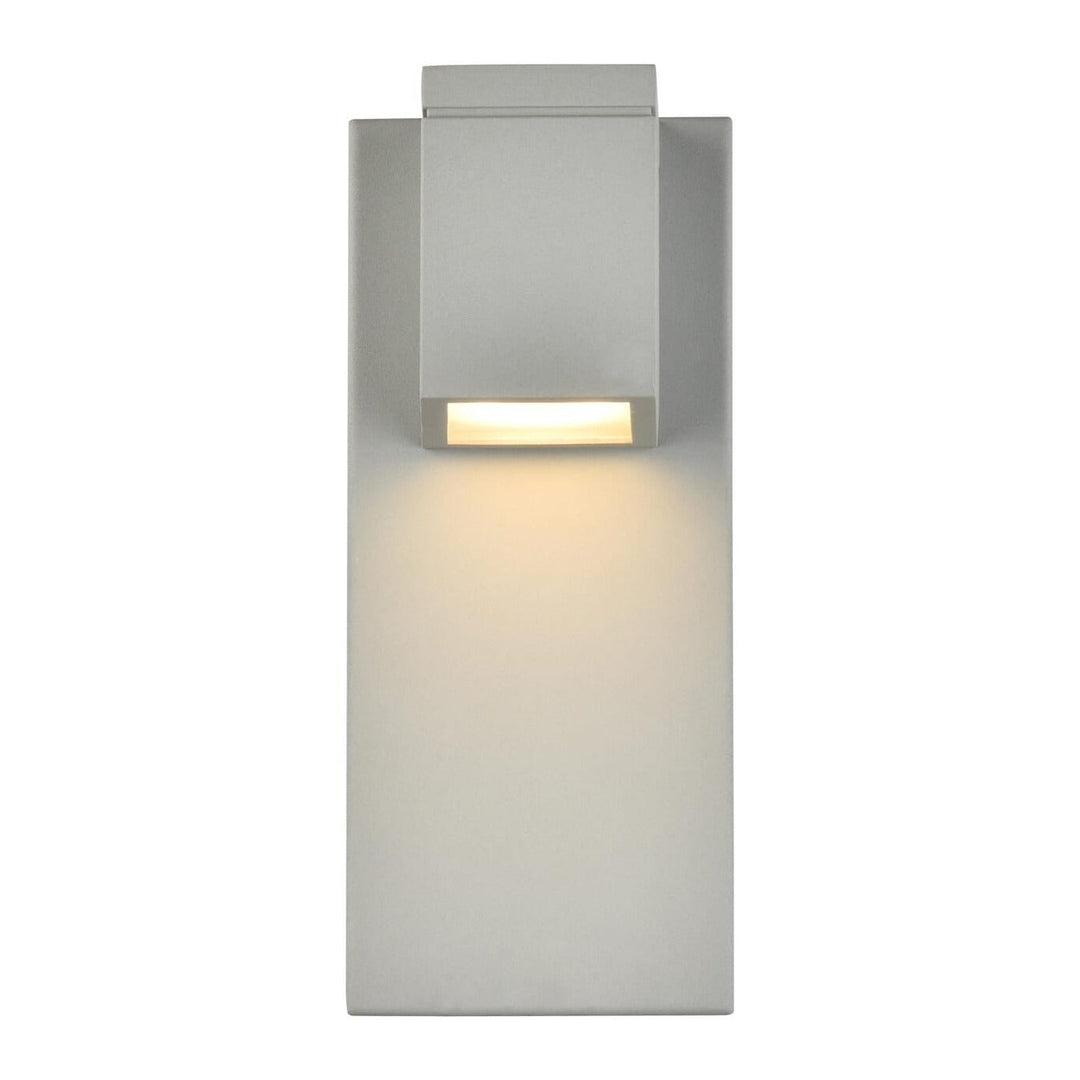 Raine Outdoor Wall Light in Silver by Living District