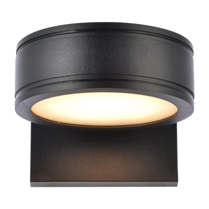 Raine Outdoor Wall Light (LDOD4018) in Black by Living District