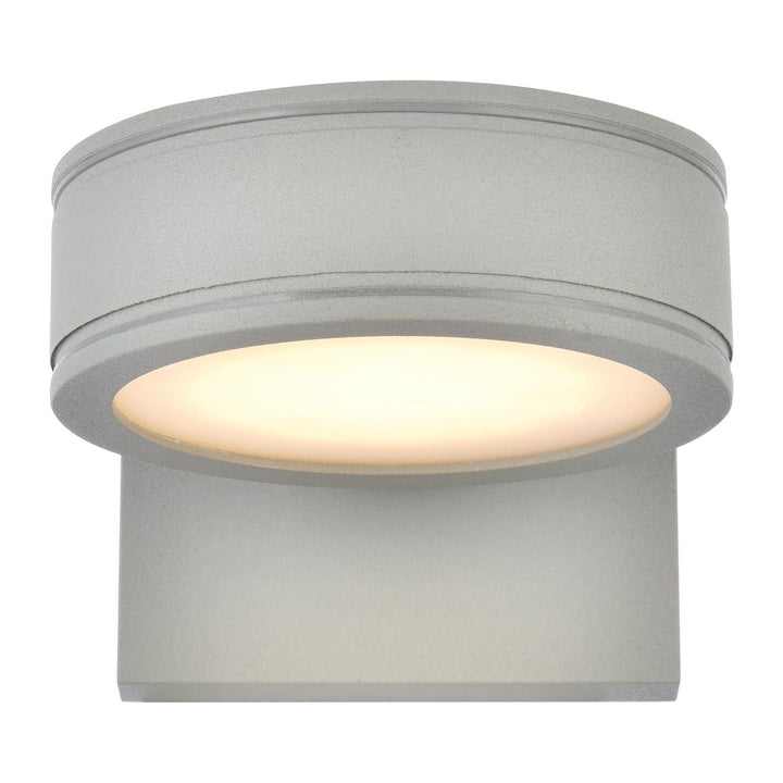 Raine Outdoor Wall Light (LDOD4018) in Silver by Living District