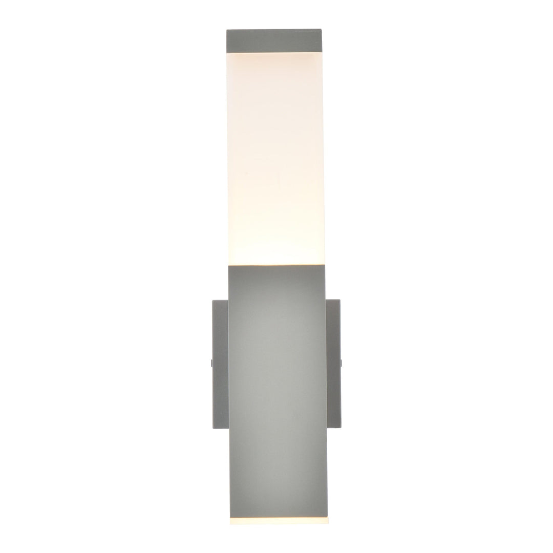 Raine Outdoor Wall Light in Silver by Living District