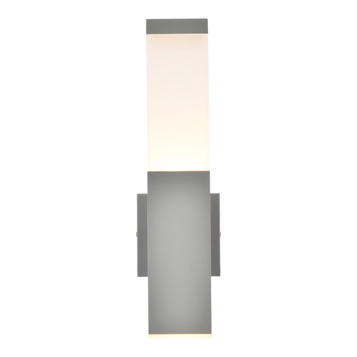 Raine Outdoor Wall Light in Silver by Living District