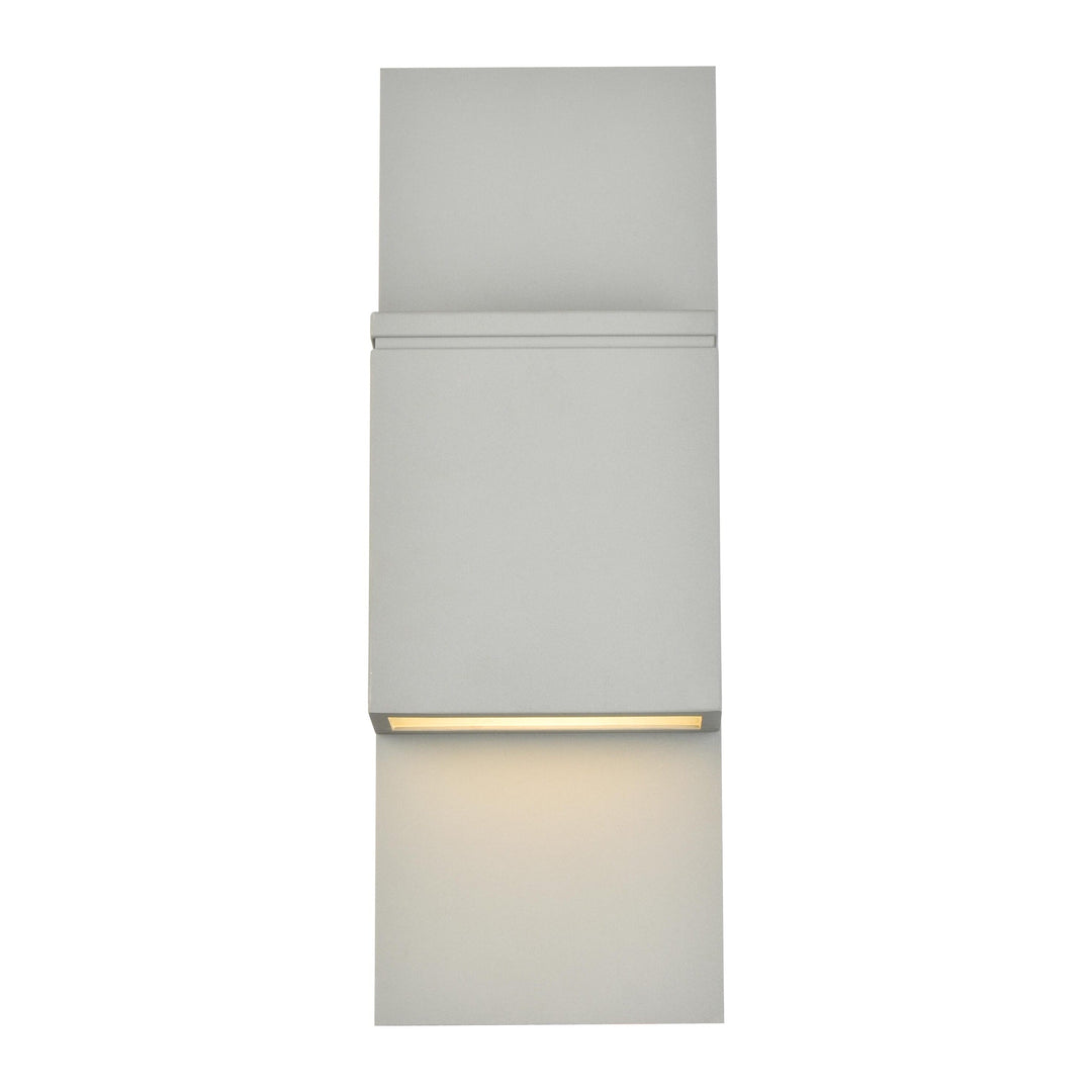 Raine Outdoor Wall Light in Silver by Living District