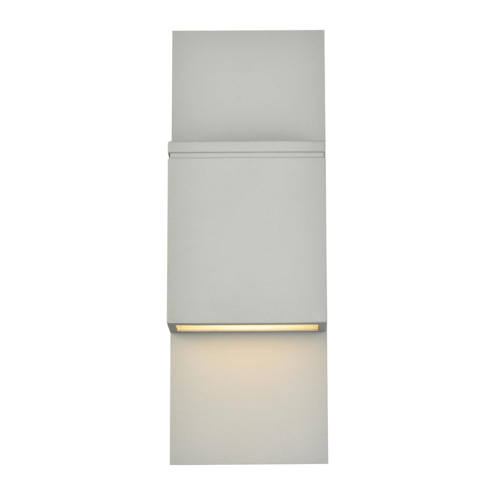 Raine Outdoor Wall Light in Silver by Living District