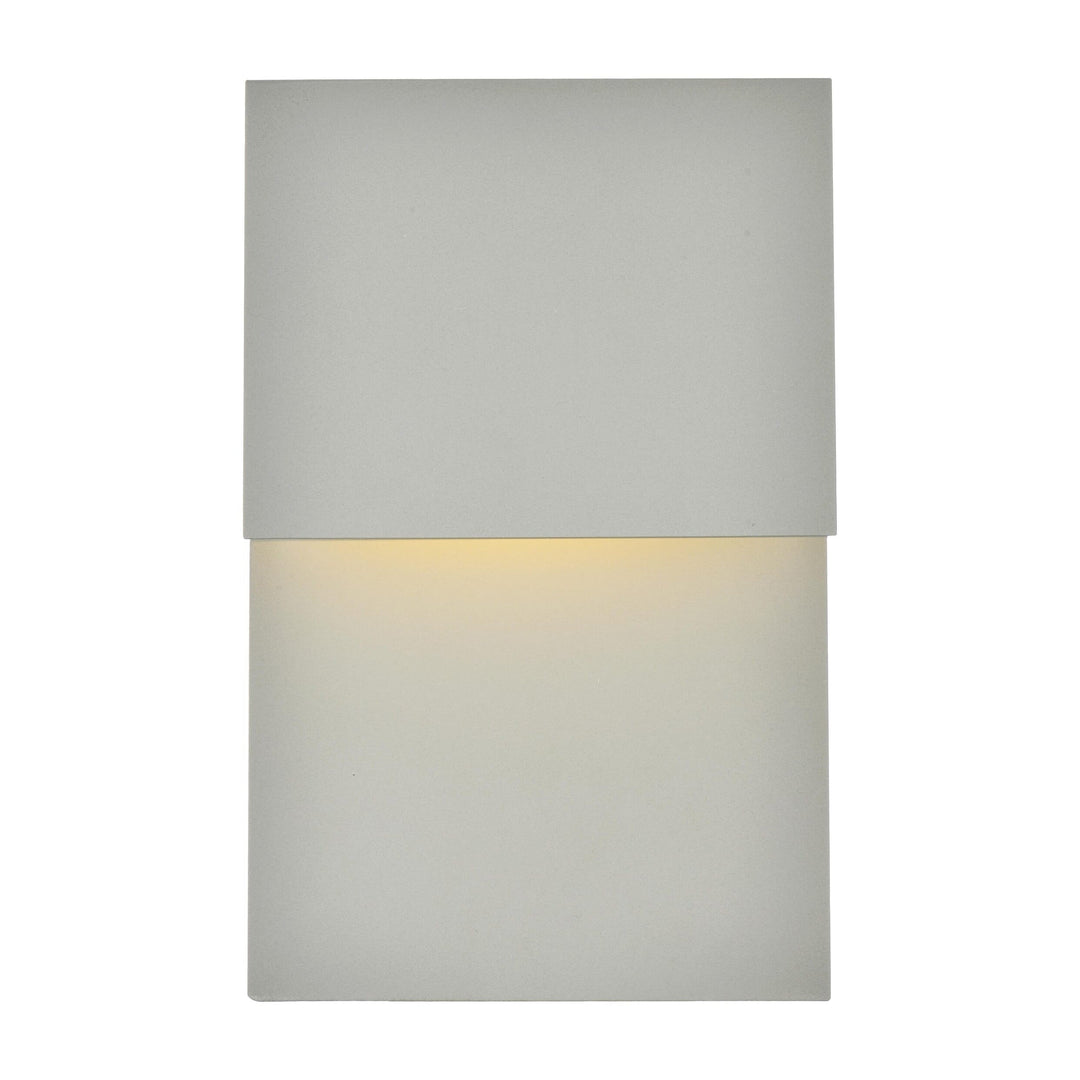 Raine Outdoor Wall Light in Silver by Living District