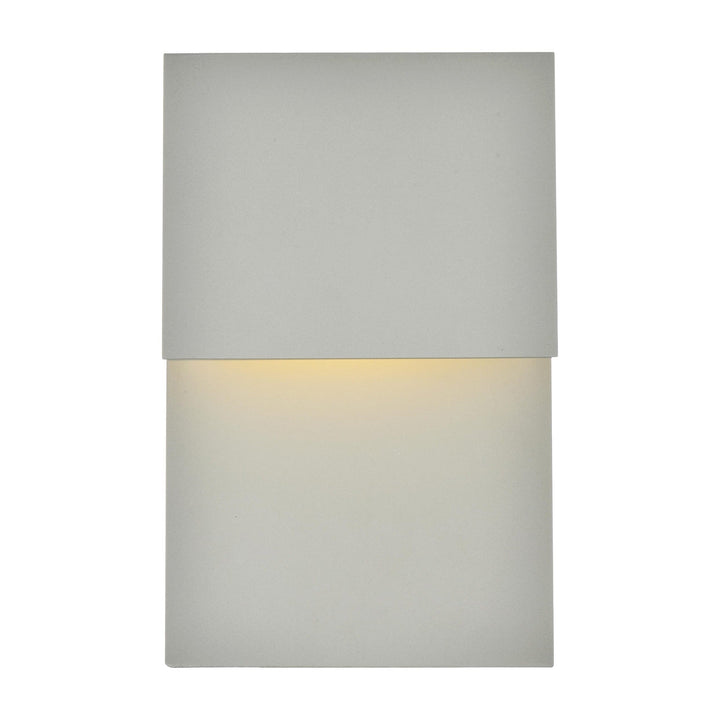 Raine Outdoor Wall Light in Silver by Living District