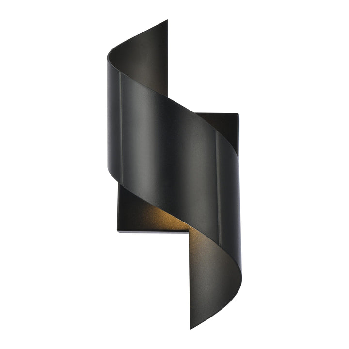 Raine Outdoor Wall Light in Black by Living District