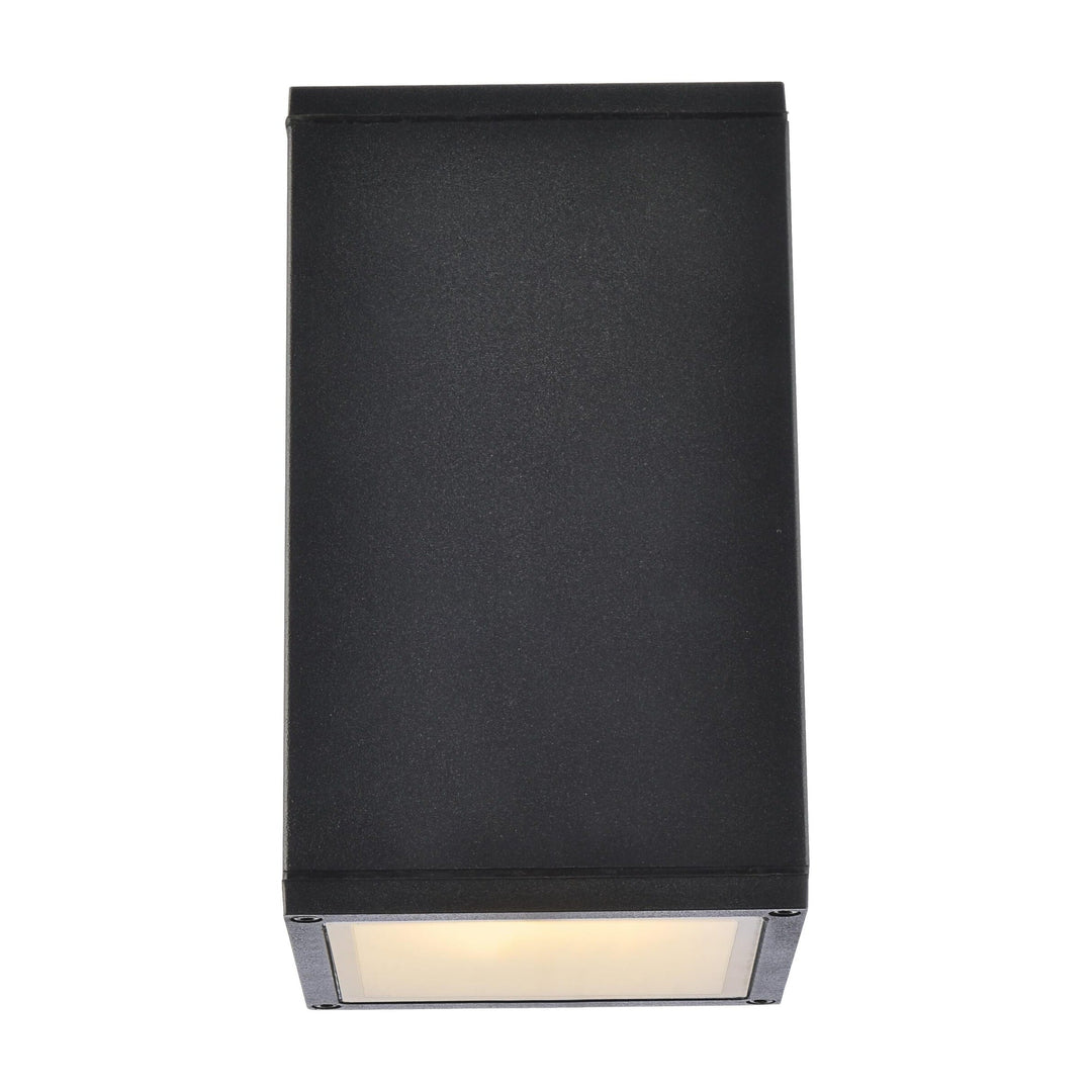 Raine Outdoor Wall Light in Black by Living District