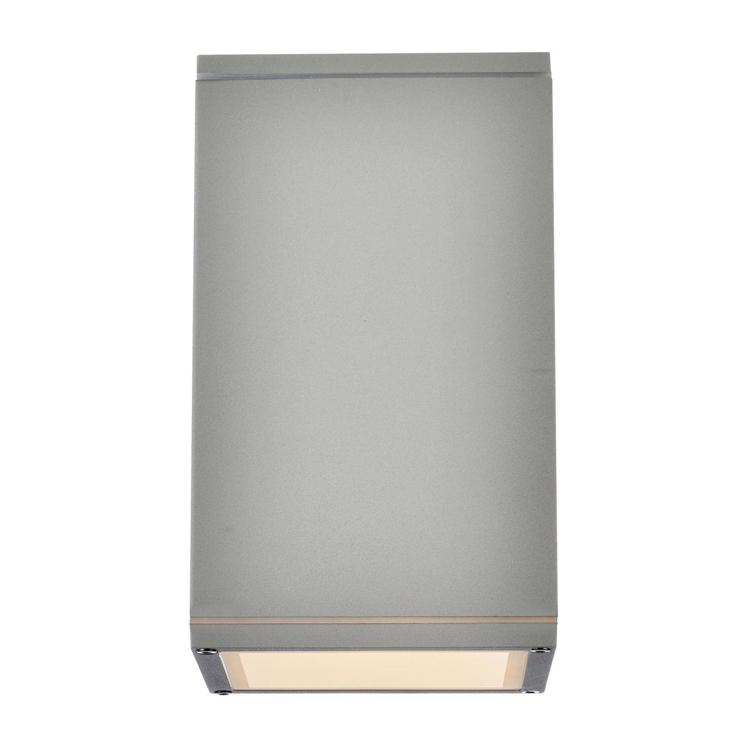 Raine Outdoor Wall Light in Silver by Living District