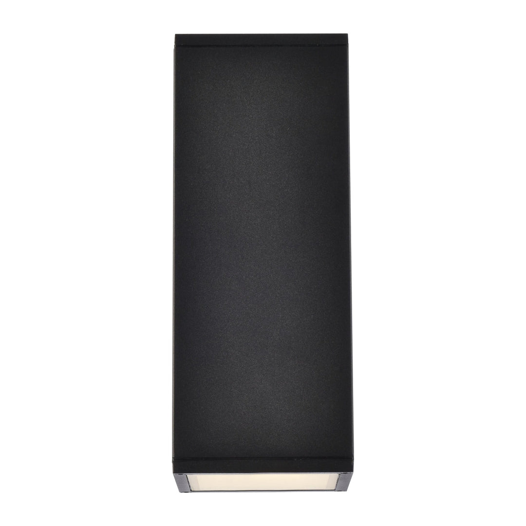 Raine Outdoor Wall Light in Black by Living District