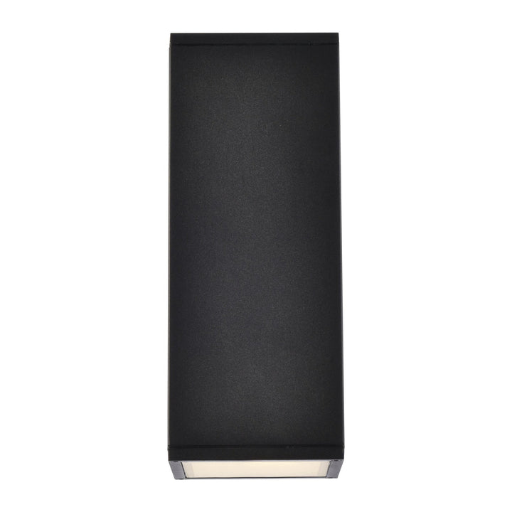 Raine Outdoor Wall Light in Black by Living District