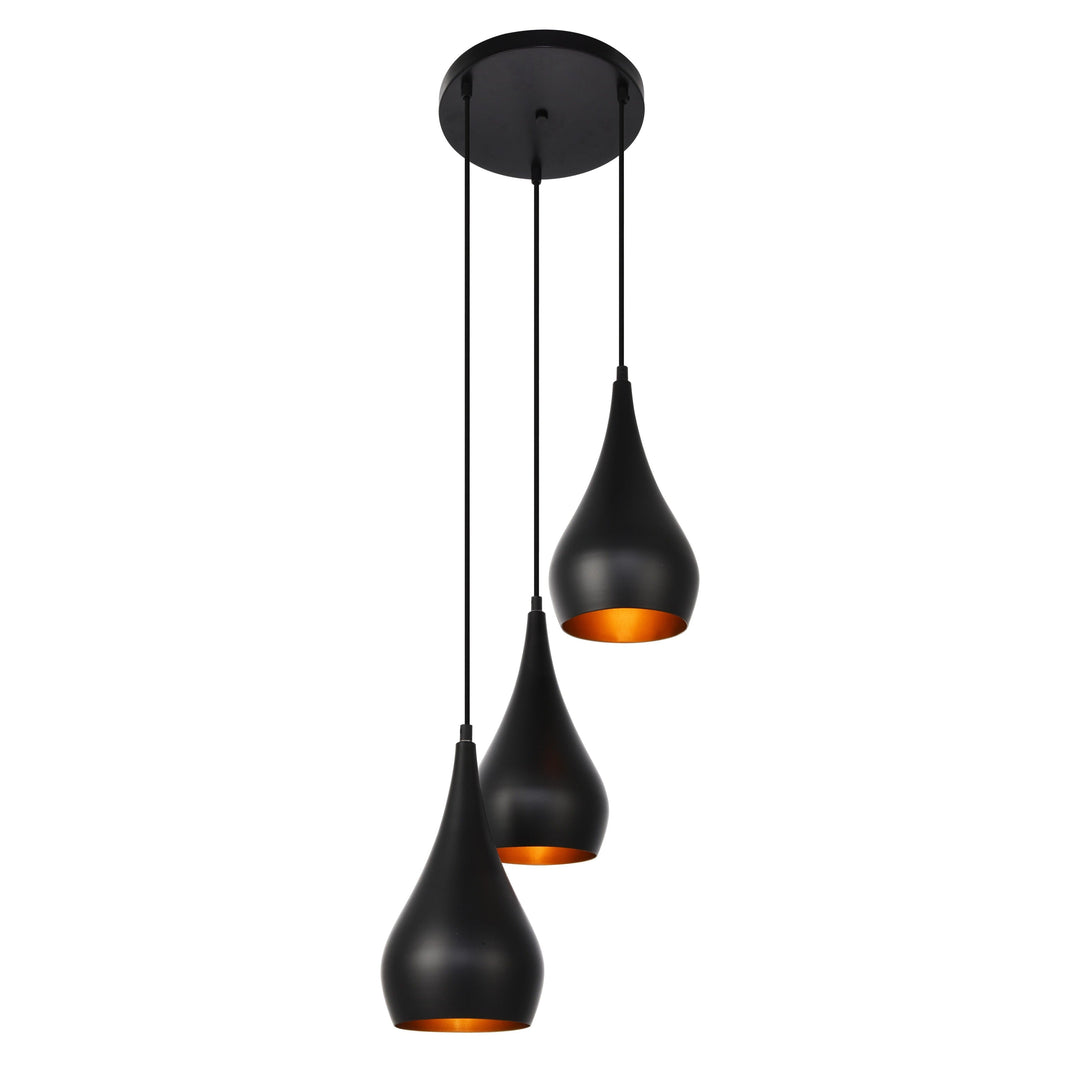 Nora Pendant in Black by Living District